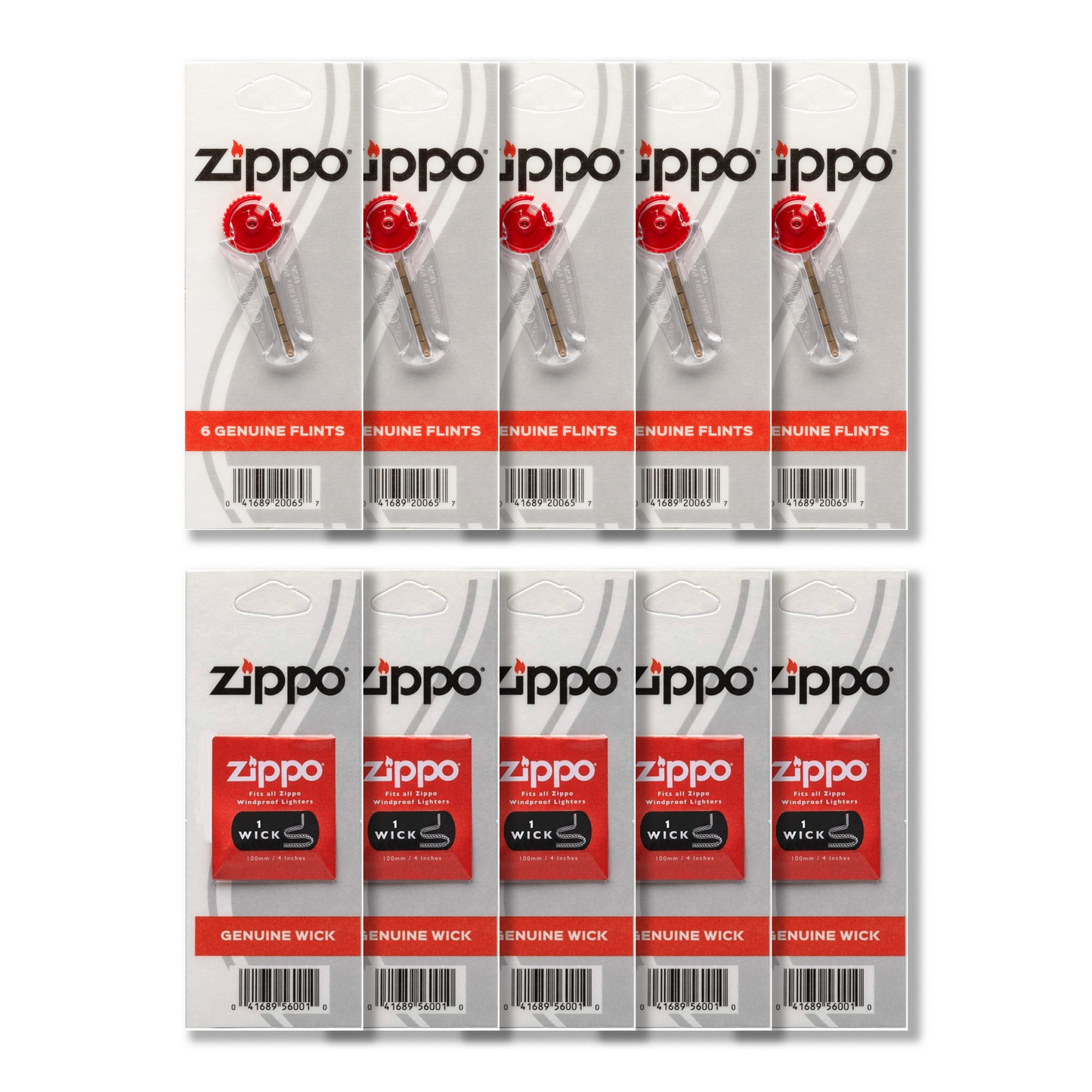 Zippo Flints and Wicks - Pack of 5