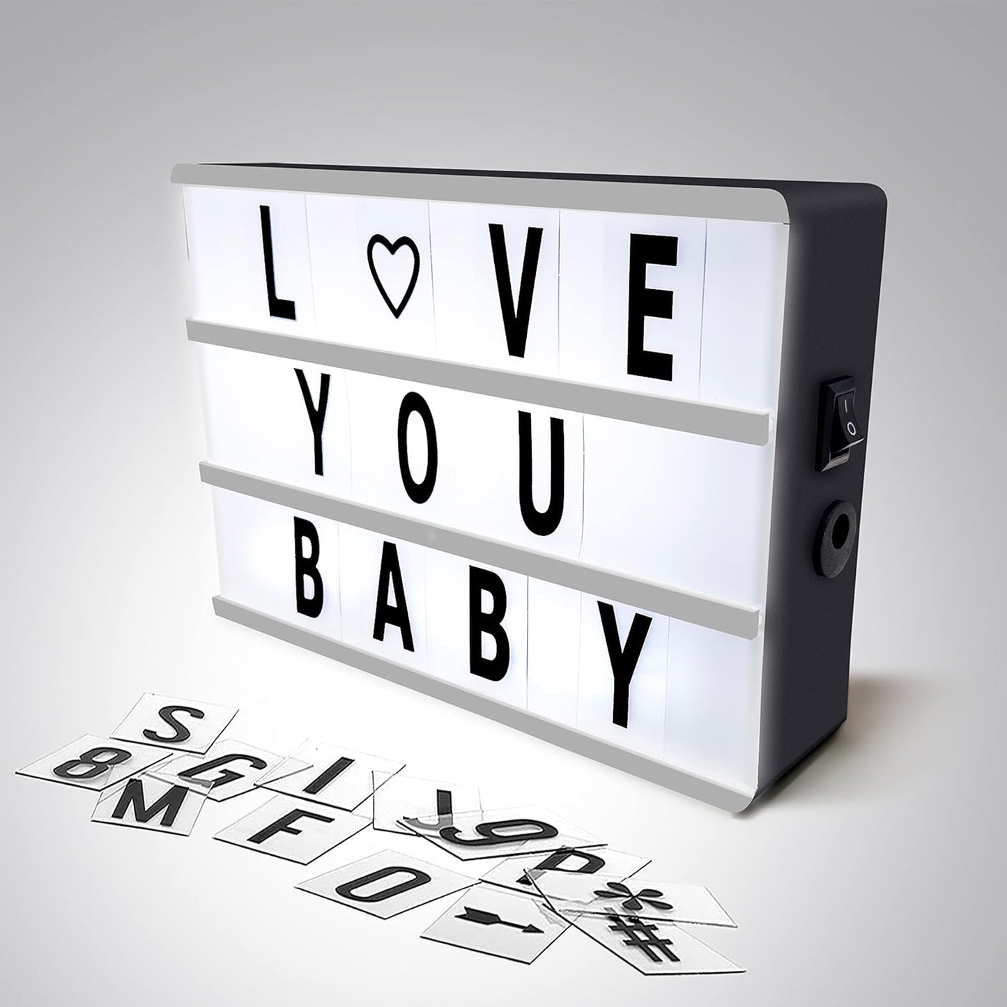 Vintage Style Light up Message Board