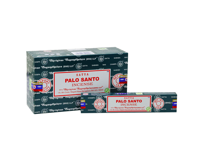 Satya Palo Santo Incense Sticks - Pack of 12