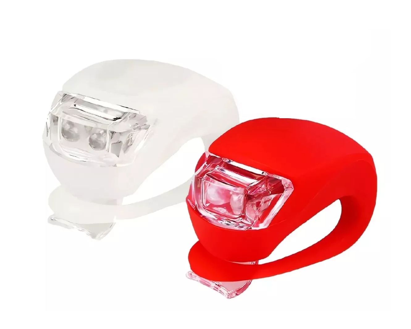 Silicon Bike Light - Pack of 2