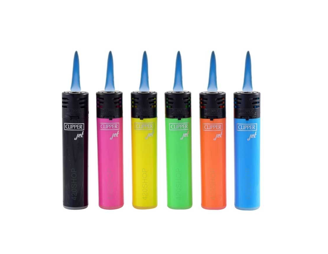 Clipper Windproof Jet Flame - Pack of 6