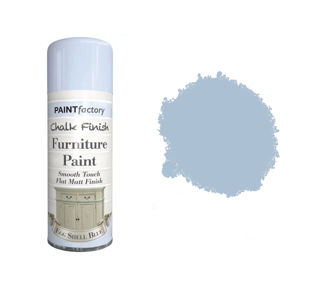 Paint Factory Chalk Furniture Eggshell Blue Spray Paint - 400ml
