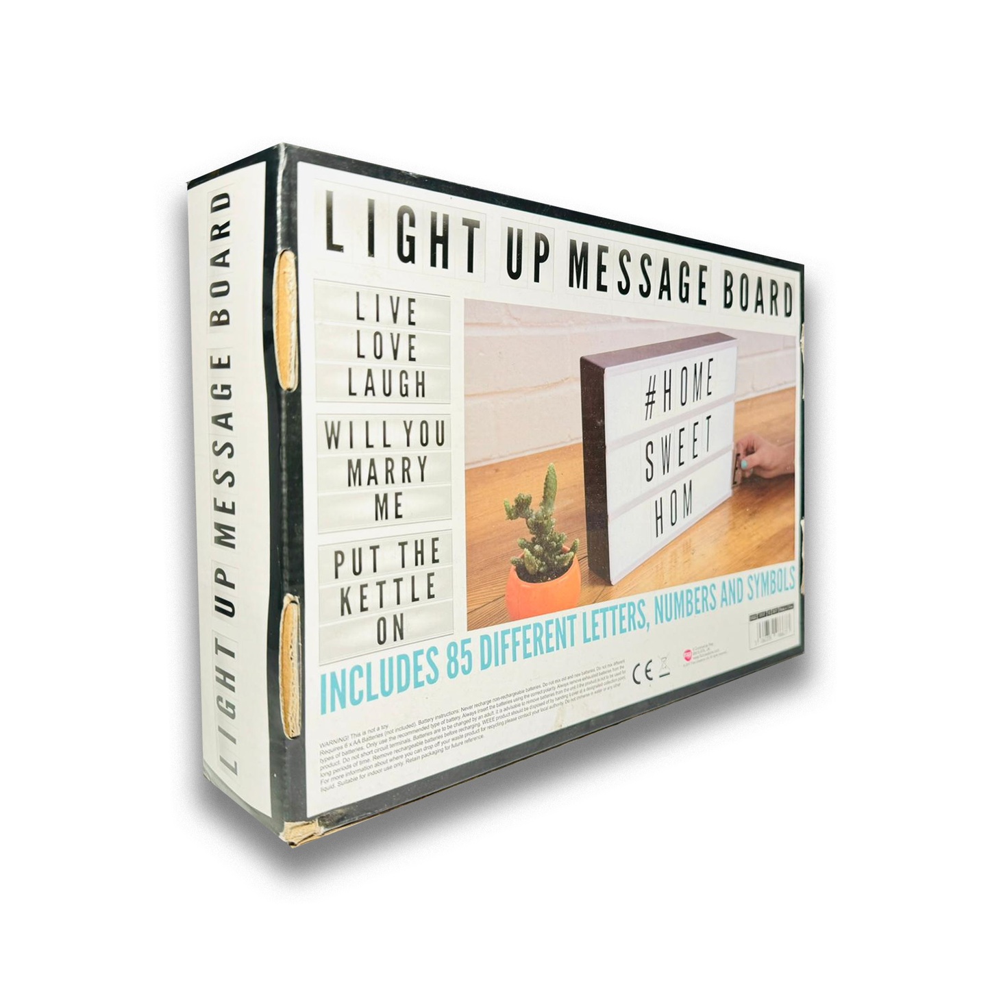 Vintage Style Light up Message Board
