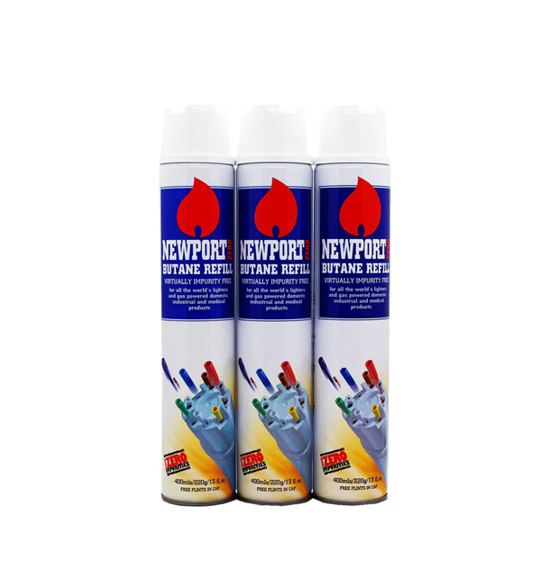 Newport Butane Gas 400ml