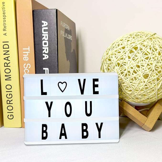 Vintage Style Light up Message Board