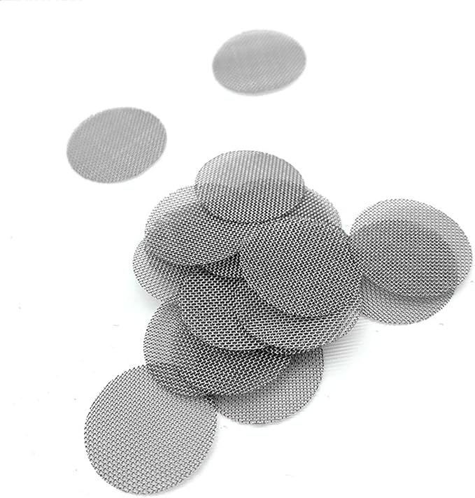 Pipe Silver Screens Filters - Pack of 5