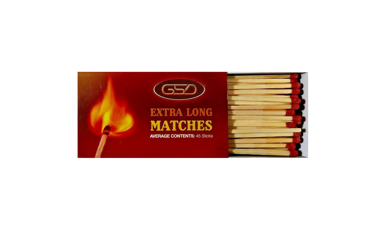 GSD Extra Long Matches - Pack of 12