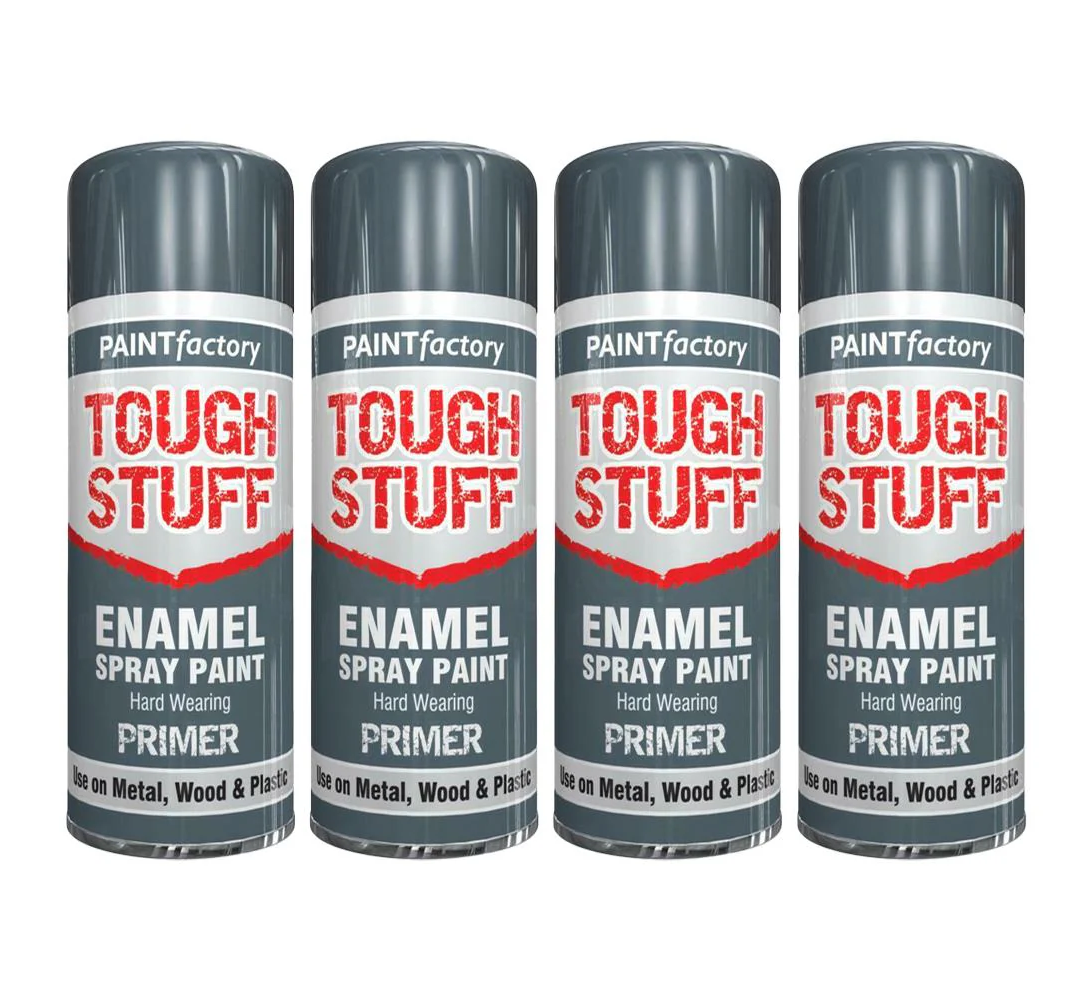 Paint Factory Tough Stuff Enamel Spray Paint Primer - 400ml