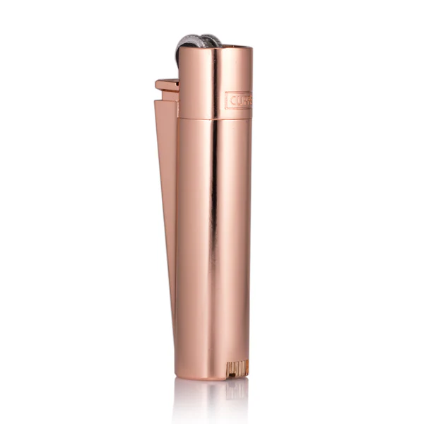 Clipper Rose Gold Metal Jet Flame