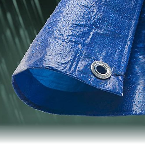 Tarpaulin Waterproof Cover Blue Ground Sheet