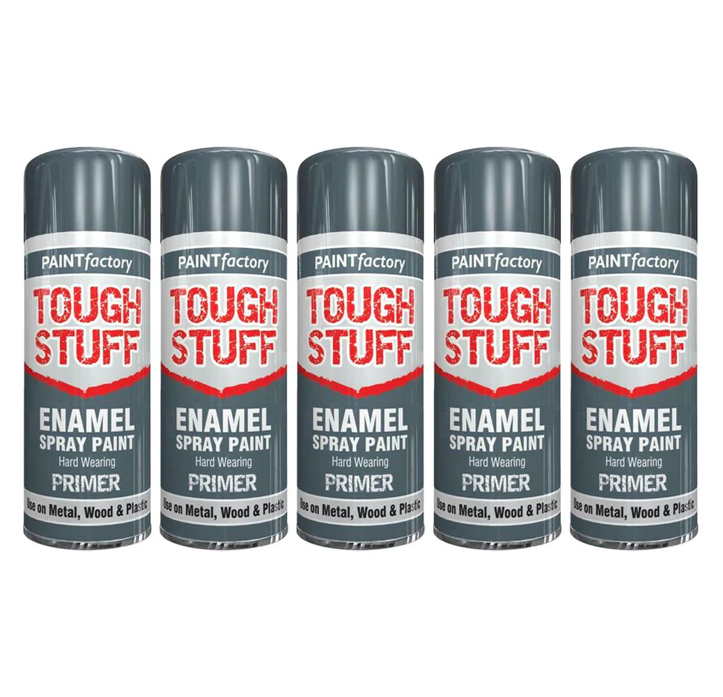 Paint Factory Tough Stuff Enamel Spray Paint Primer - 400ml