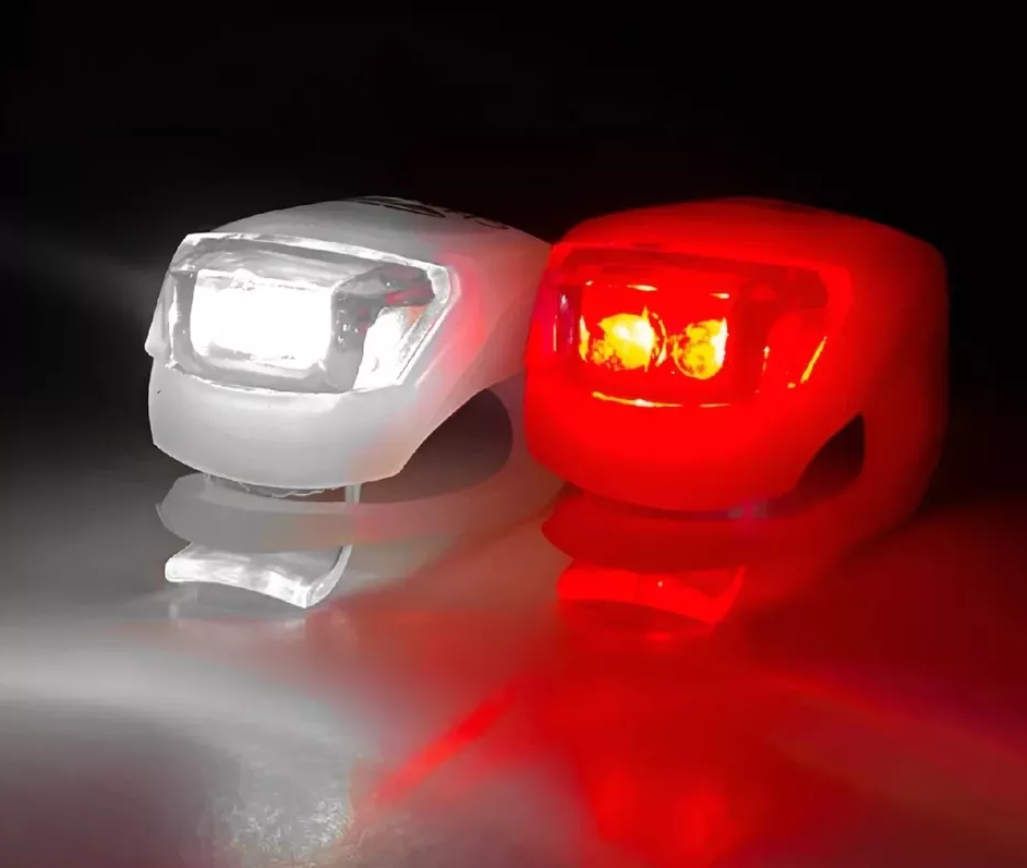 Silicon Bike Light - Pack of 2