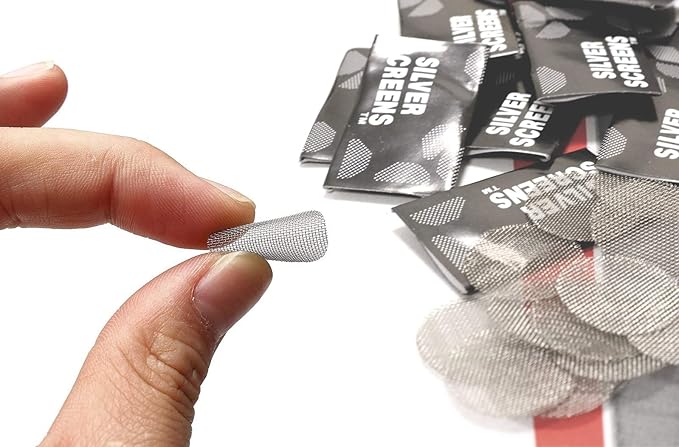 Pipe Silver Screens Filters - Pack of 5