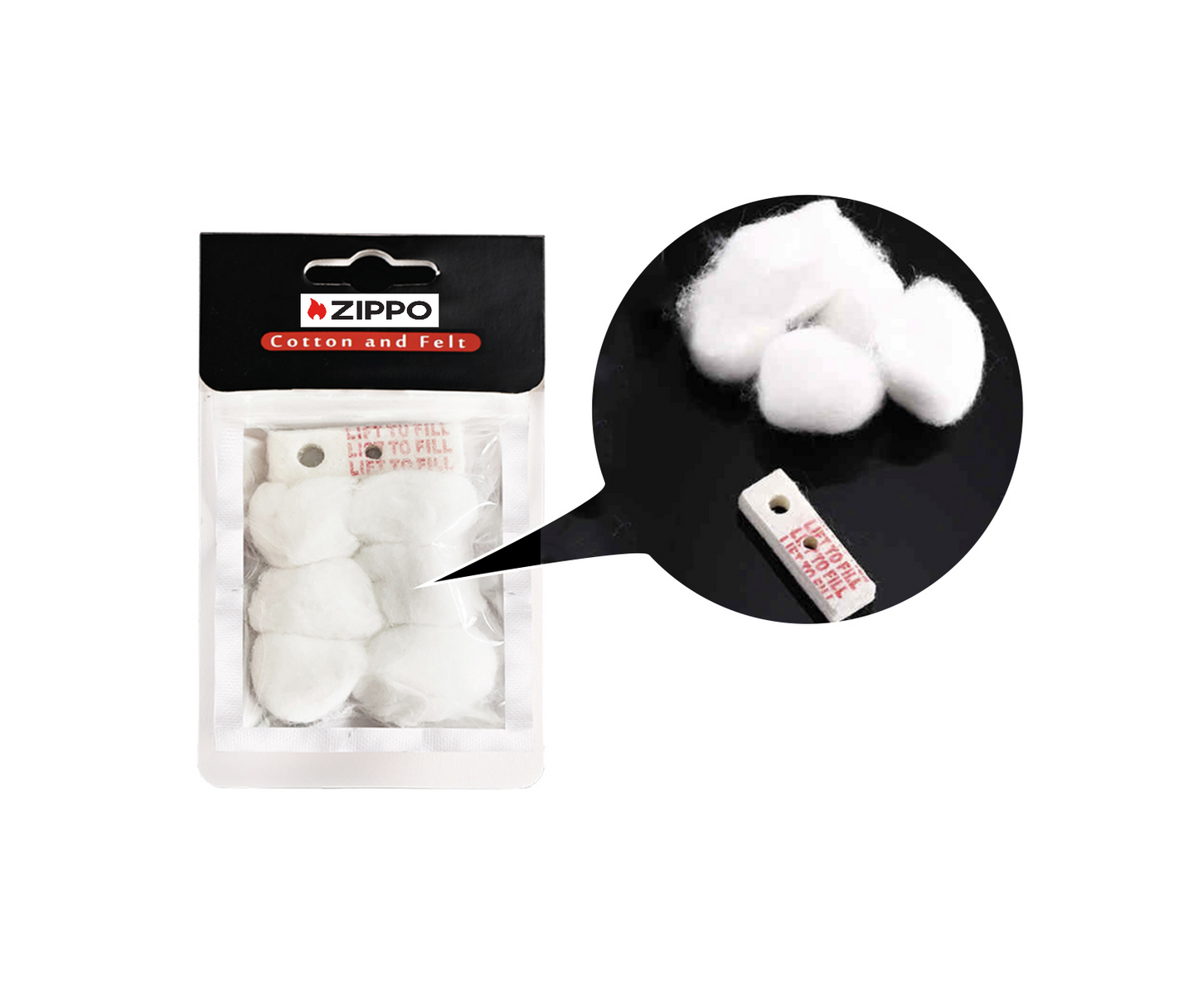 Zippo Cotton and Felt
