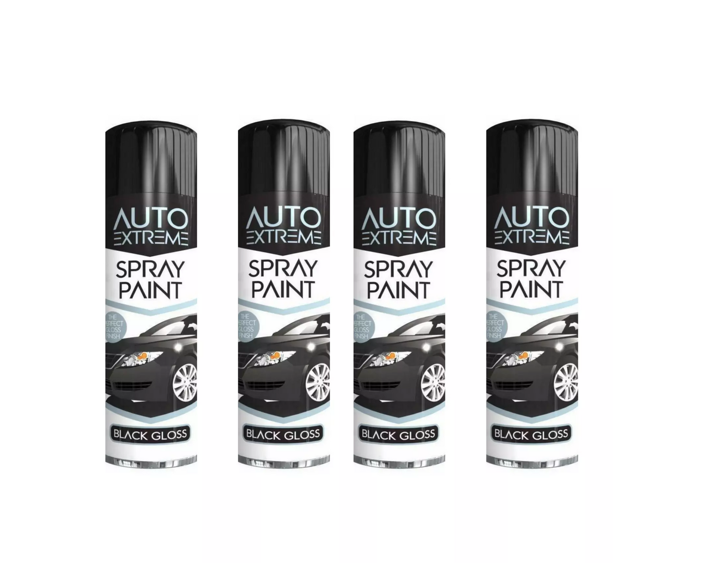Auto Extreme Black Gloss Spray Paint - 250ml