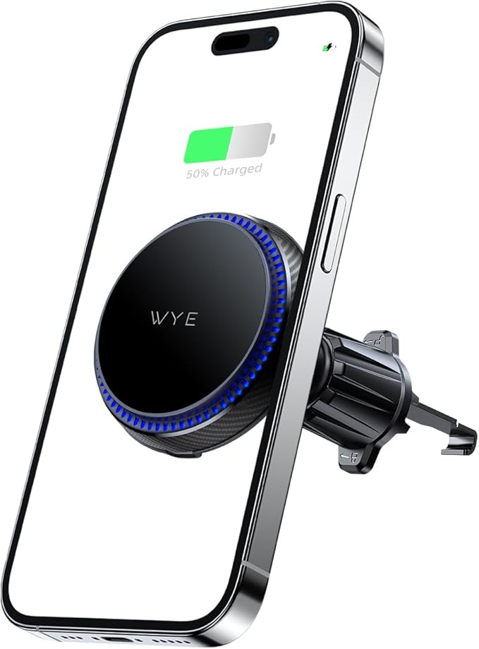 WYE LOCK 15W In-Car Wireless Charging AirVent Holder