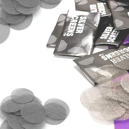 Pipe Silver Screens Filters - Pack of 5