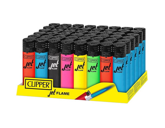 Clipper Windproof Jet Flame - Pack of 6