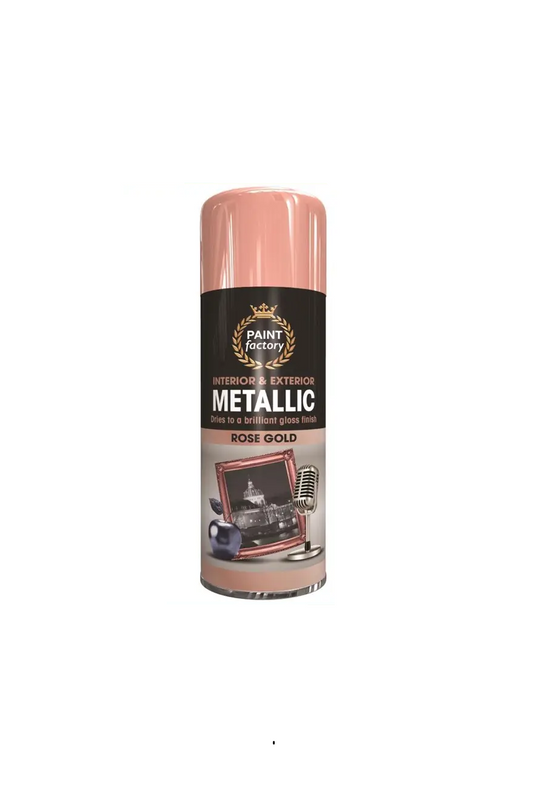 Paint Factory Metallic Rose Gold Spray Paint - 400ml