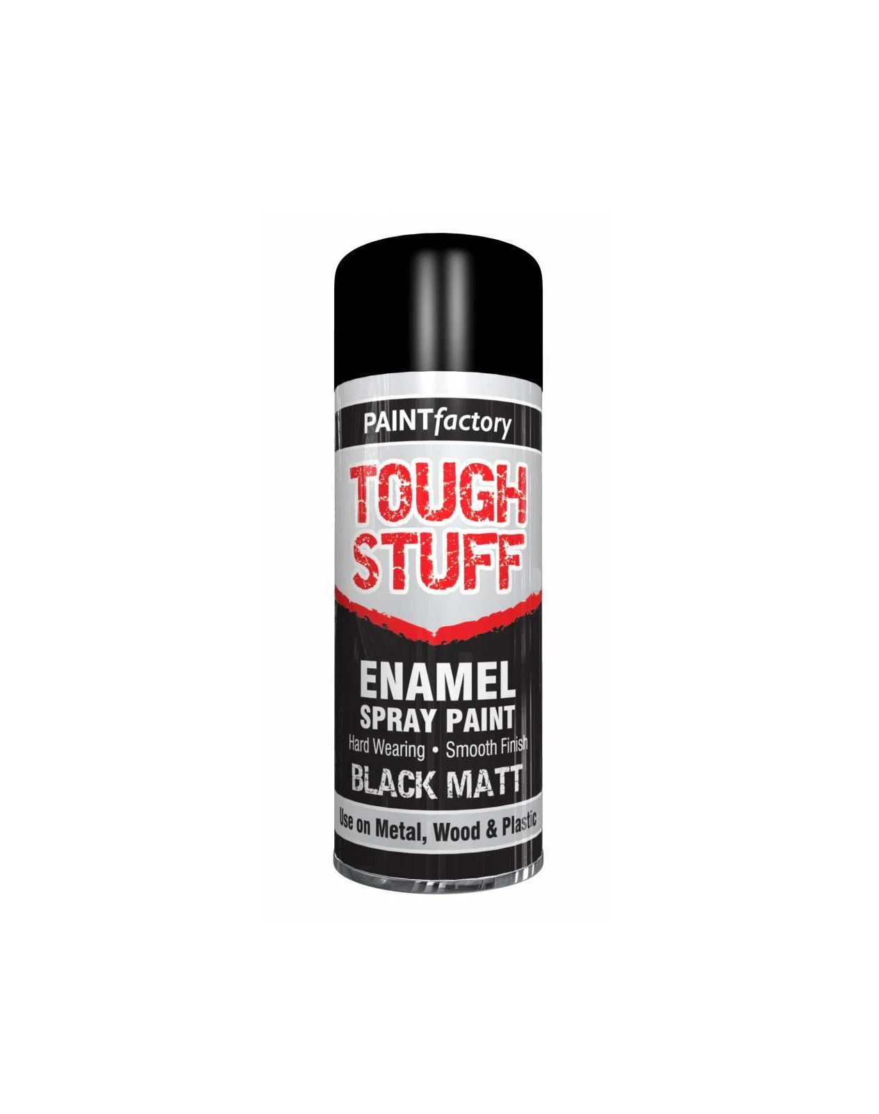 Paint Factory Tough Stuff Enamel Black Matt - 400ml