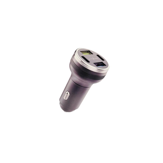 WYE FLUX 75W 4-In-1 USB-A & C Fast In-Car Charger