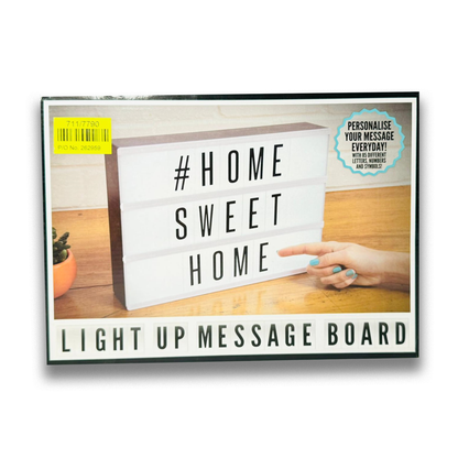 Vintage Style Light up Message Board