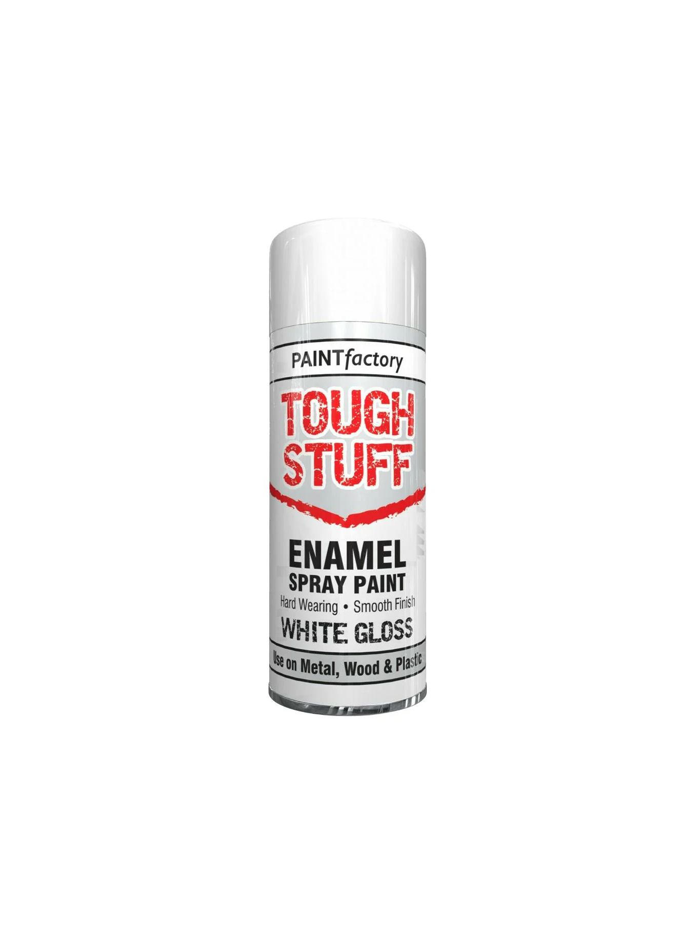 Paint Factory Tough Stuff Enamel White Gloss Spray Paint - 400ml