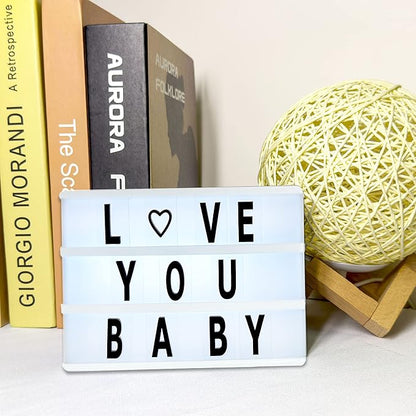 Vintage Style Light up Message Board