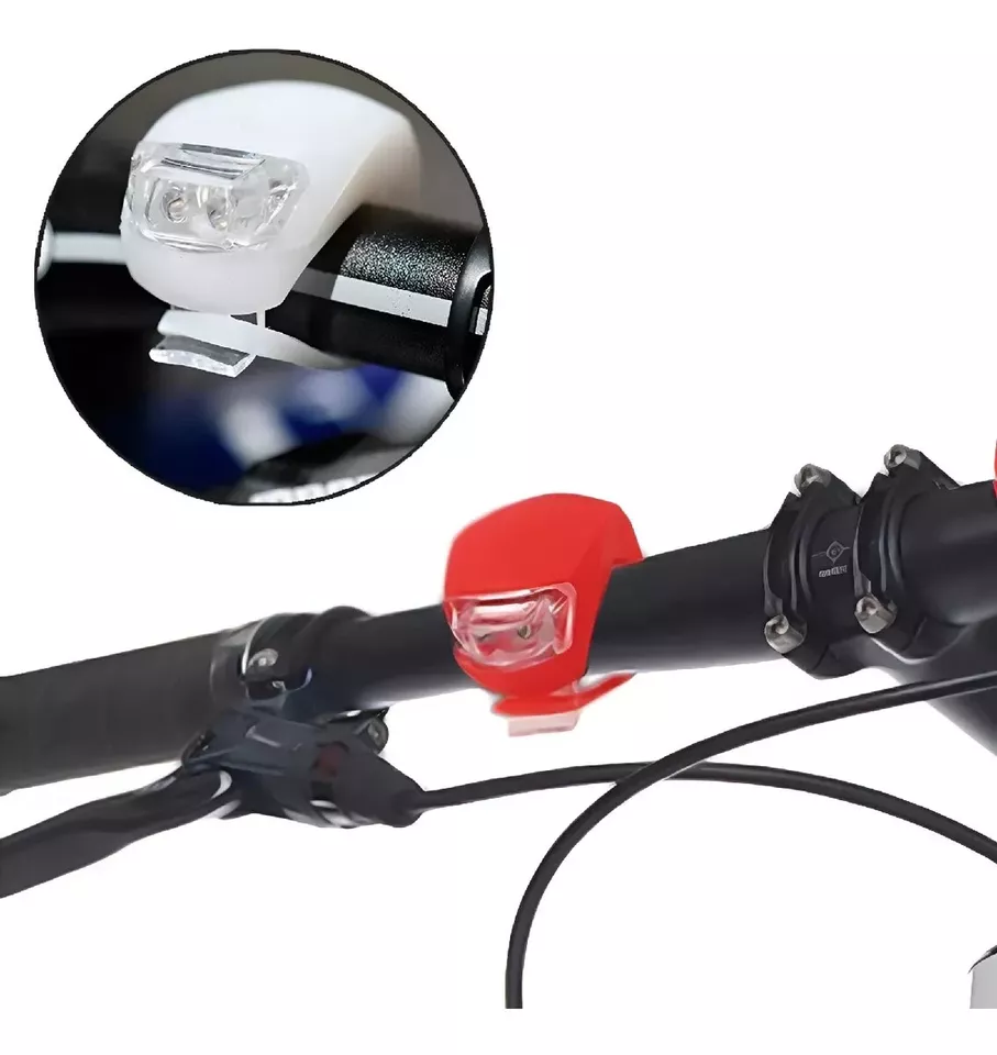 Silicon Bike Light - Pack of 2