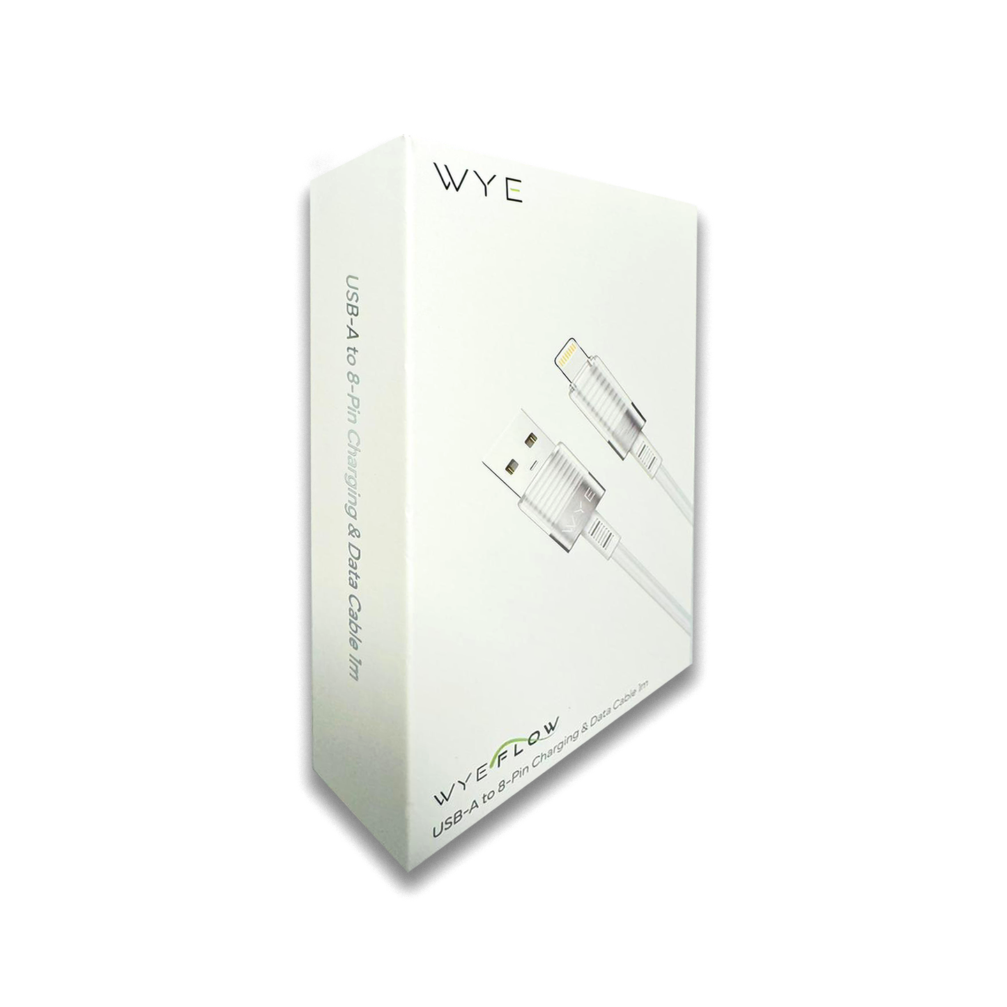 WYE FLOW USB-A to 8-Pin Charging & Data Cable 1 meter