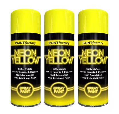 Paint Factory Neon Yellow Spray Paint - 200ml