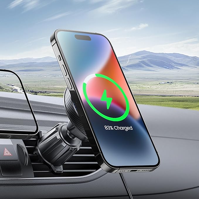 WYE LOCK 15W In-Car Wireless Charging AirVent Holder